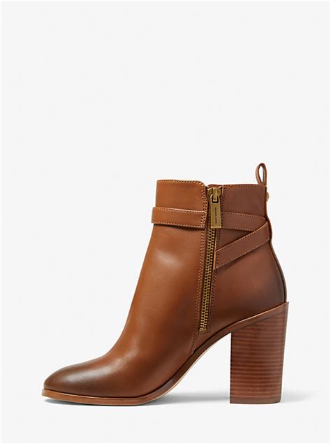 michael michael kors aldridge bootie|Michael Kors Aldridge Ankle Booties in Burnished Leather.